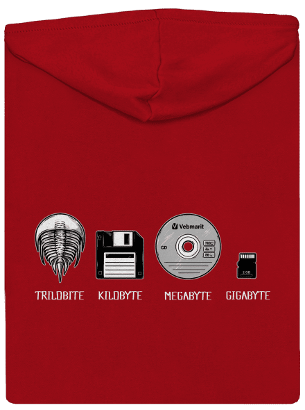 Trilobite cipzáras férfi pulóver Red