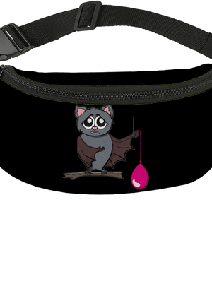 Denevér övtáska Black