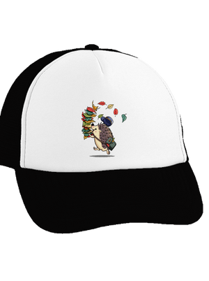 Postás teherautós sapka Black cap