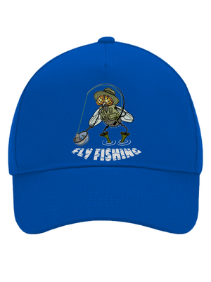 Fly fishing baseballsapka Bright Royal