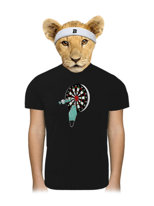 Közbelépés gyerek sport póló Black