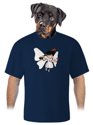 Fogtündér unisex túlméretezett póló Midnight Blue