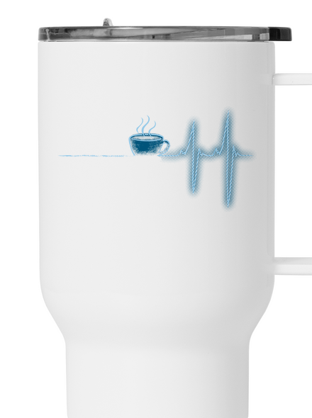 Coffee help termosz bögre White