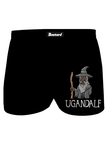 Ugandalf férfi alsó nadrág Black