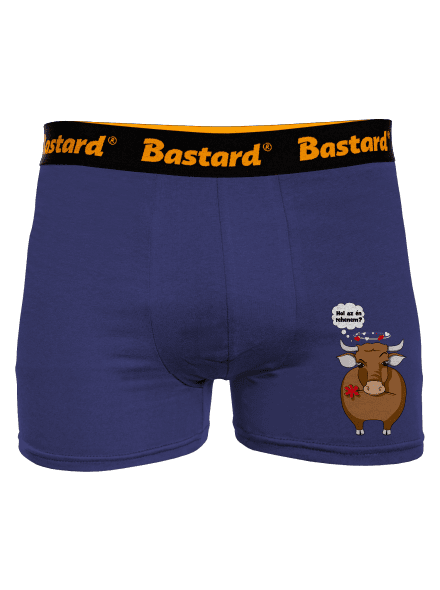 Tehén és bika boxeralsó Blue Navy