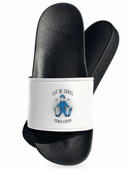 Let us skate papucs White
