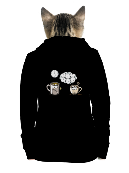 Tea ötkor cipzáras női pulóver Black
