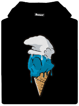 Törpfagylalt gyerek kenguruzsebes pulóver Black