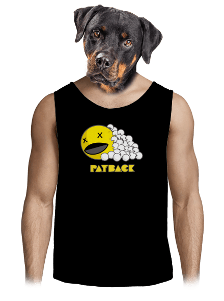 Payback férfi trikó Black