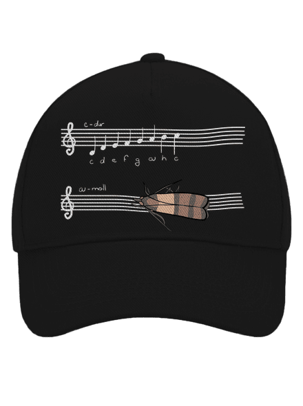A - moll baseballsapka Black