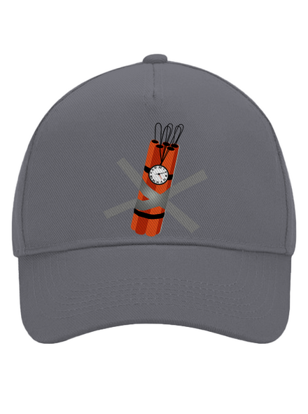 Dinamit baseballsapka Graphite grey