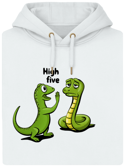 High Five unisex prémium pulóver Snowwhite
