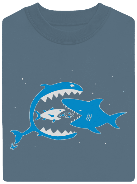 Halak unisex crewneck Nordic Blue
