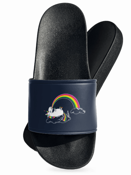 A szivárvány titka papucs Navy