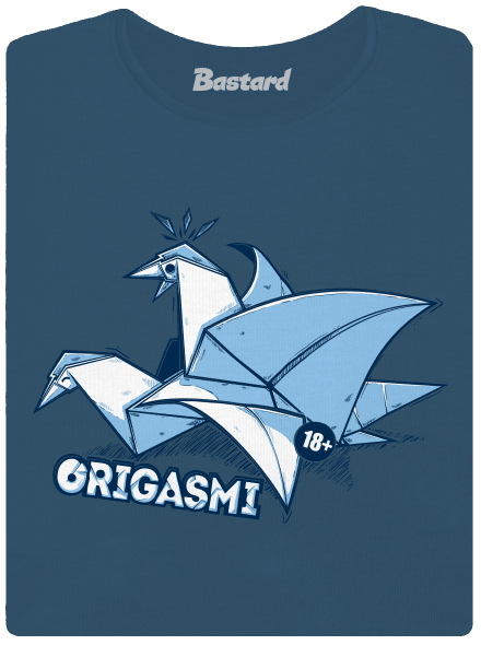 Origasmi prémium női póló Petrol Blue