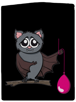 Denevér cipzáras női pulóver Black