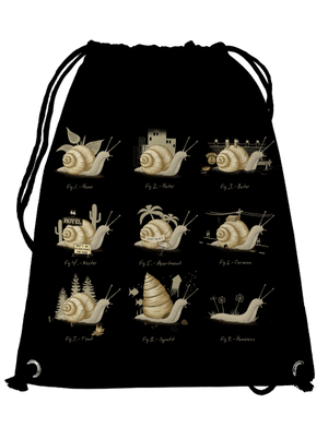 Édes otthon hátizsák Black