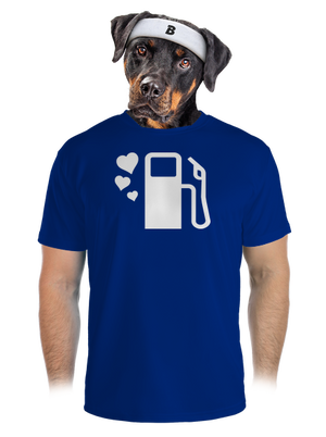 Tele kérem férfi sportpóló Royal Blue Mal