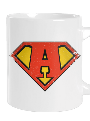 Szuperhős vagyok nagy bögre White