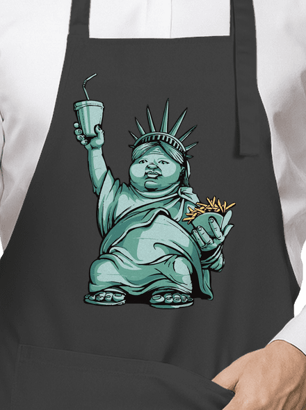 Amerikai bálvány kötény Dark Grey