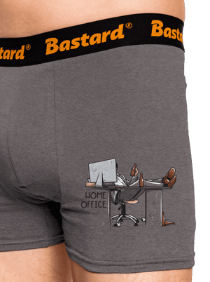 Home office boxeralsó Gray Melange