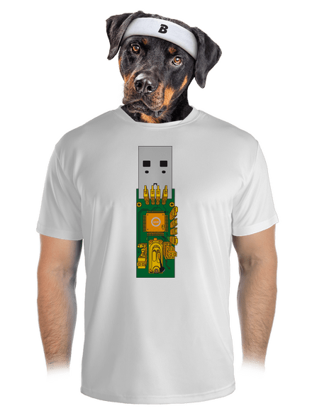USB city férfi sportpóló White