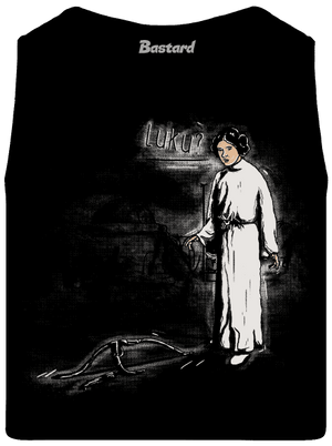 Luke és Leia férfi trikó Black