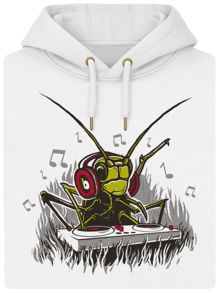 DJ tücsök unisex prémium pulóver Snowwhite