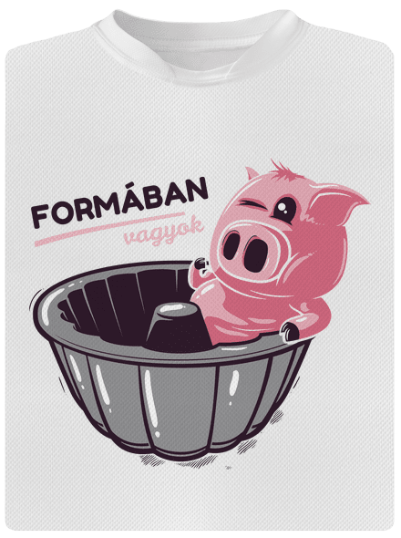 Formában férfi sportpóló White