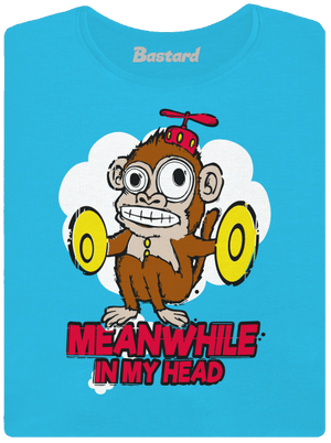 Monkey in my head női póló Blue Atol