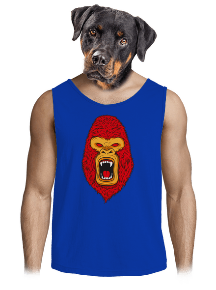 Gorilla face férfi trikó Royal Blue