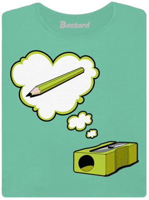 Ceruza és hegyező prémium női póló Mint Mal