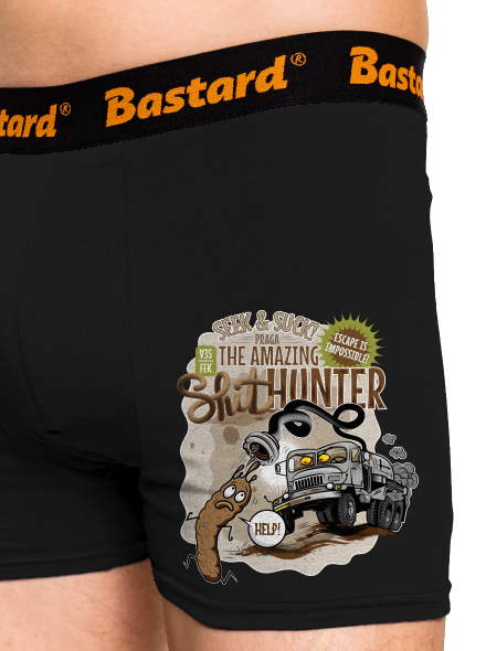 Shithunter boxeralsó Black