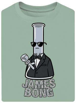 James Bong unisex túlméretezett póló Sage