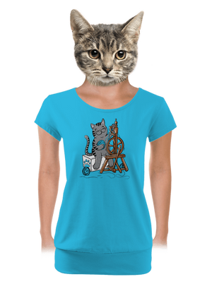 női póló elasztikus alsó szegéllyel