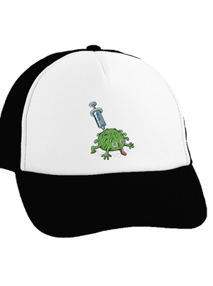 Elakadt covid teherautós sapka Black cap