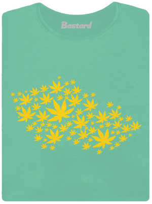 Ganja country prémium női póló Mint Mal