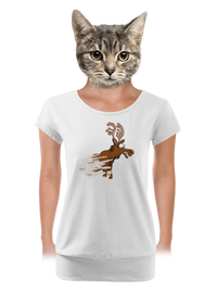 női póló elasztikus alsó szegéllyel