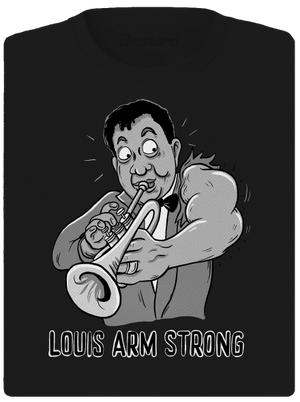 Louis Armstrong női sportpóló Black