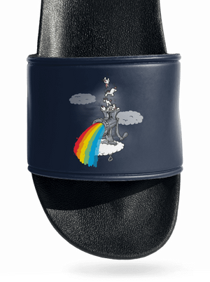 Hogyan készül a szivárvány papucs Navy