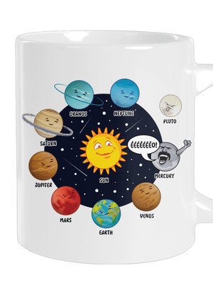 Mercury nagy bögre White