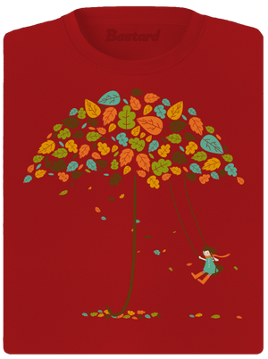 Ősz női sportpóló Red Mal