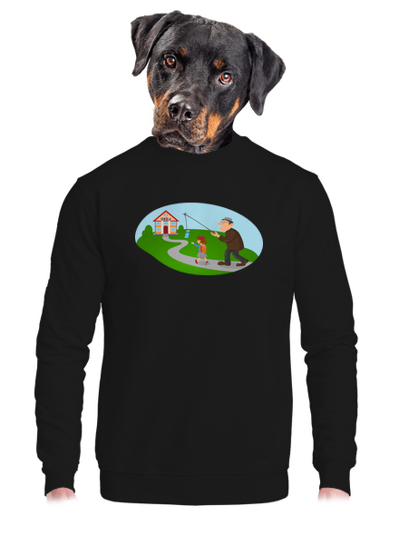 Vissza az iskolába unisex crewneck Black