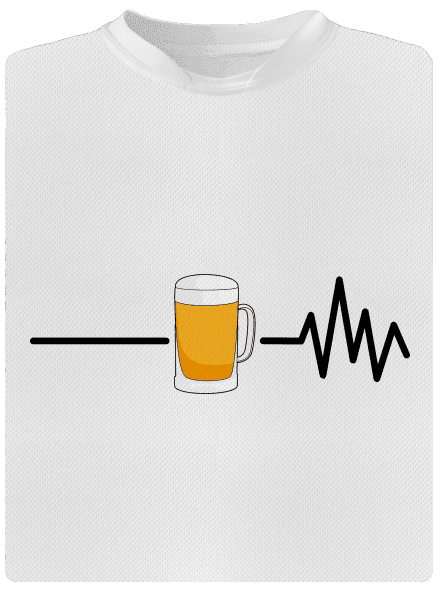 Beer help férfi sportpóló White
