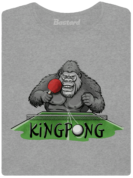 King pong női póló Dark Gray Melange