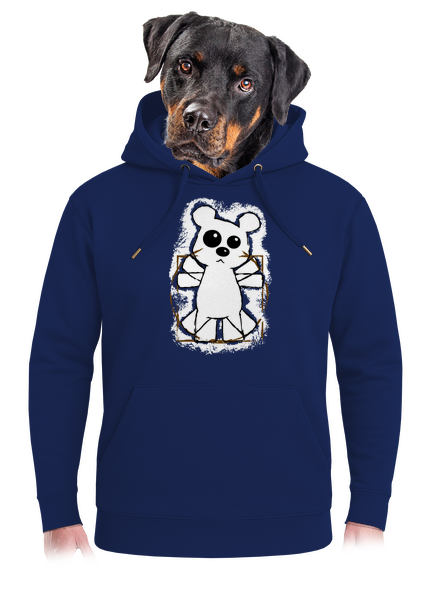 Da Vinci Teddy unisex prémium pulóver Navy