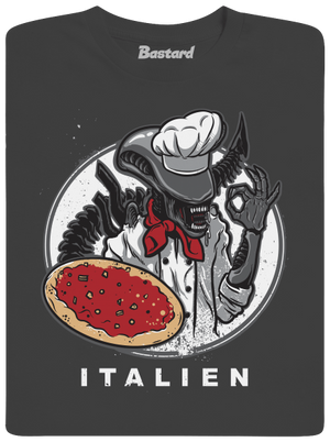 Italien férfi hosszú ujjú póló Dark Grey