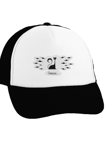 Oouuu teherautós sapka Black cap