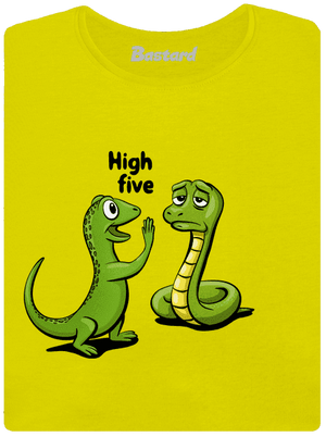 High Five prémium női póló Lemon