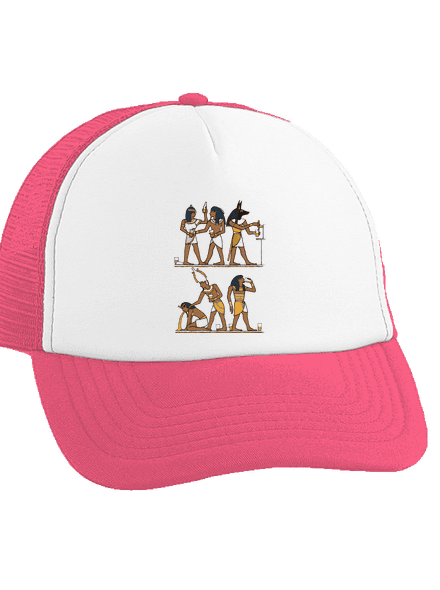Egyiptomi parti teherautós sapka Fluorescent Pink cap